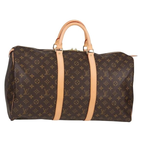 LOUIS VUITTON Monogram Keepall 50 Boston Bag M41426 LV Auth 138962A - Picture 1 of 16